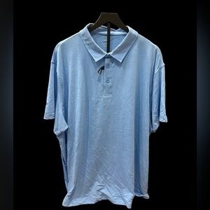 George Sky Blue Polo Shirt Size 3XL NWT